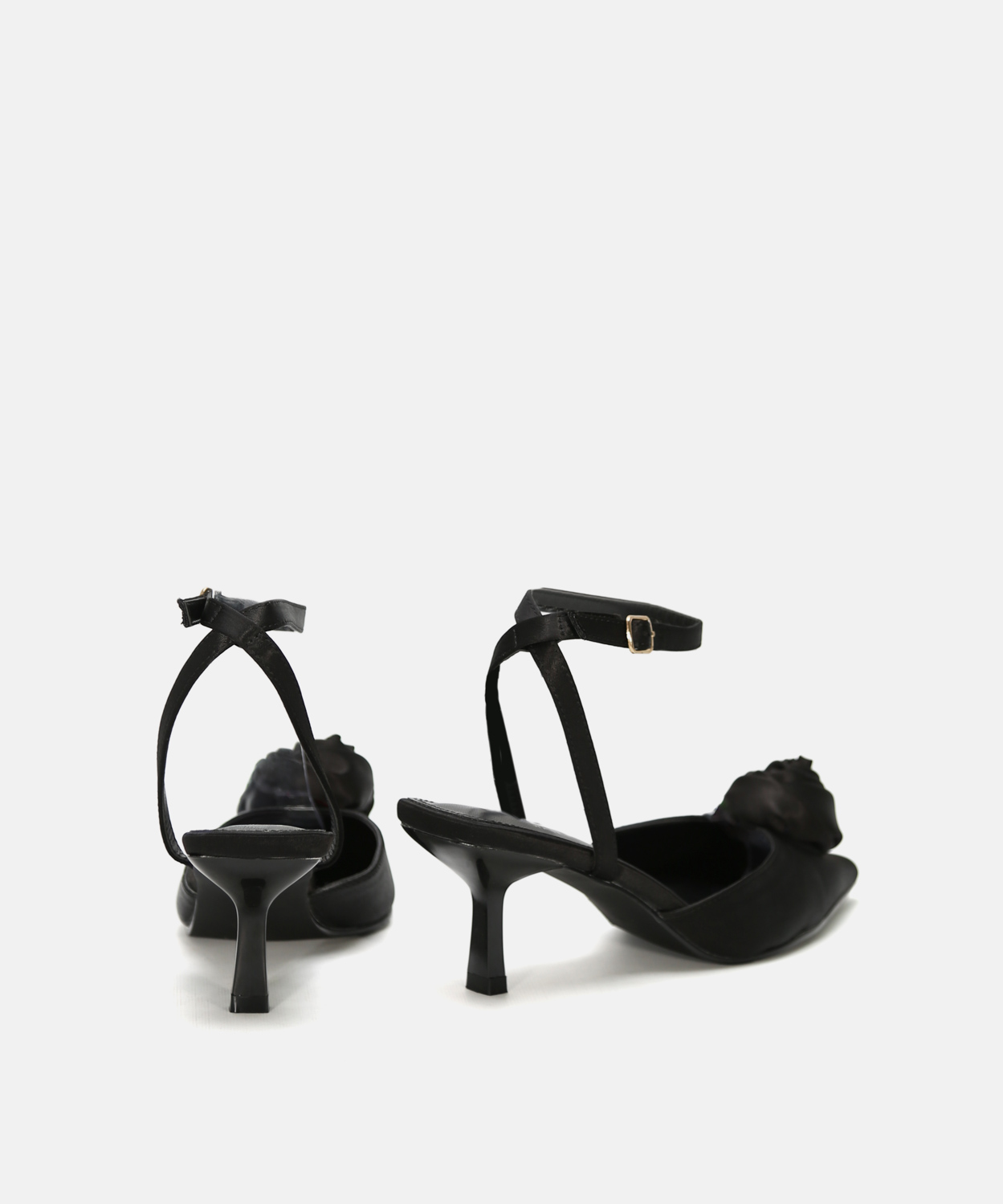 Sapato salto fino flor image number null